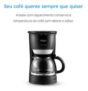 Cafeteira Elétrica Elgin Familly Coffee Preto 110v