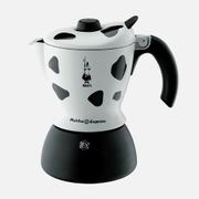 Cafeteira Italiana Bialetti Mukka Express L Art Del Branco/preto - 10390032