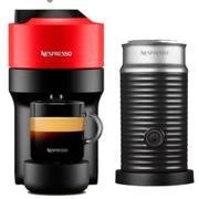 Cafeteira Expresso Nespresso Vertuo Pop & Aeroccino Vermelho 220v - A3kgcv2br3rene