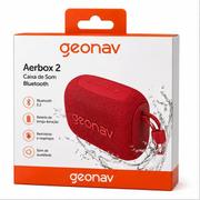 Caixa de Som Geonav Vermelho Aerbox 2