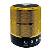 Caixa de Som Agold Amarelo Ws-887