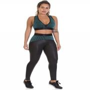 Calça Feminina Legging Cintura Alta Lisa Cós Alto De Malha Cirrê Texturizada  Com Recorte - Pernambucanas - Calça Legging - Magazine Luiza