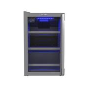 Geladeira/refrigerador 82 Litros 1 Portas Cinza Blue Light Invertida - Venax - 110v - Expvq100