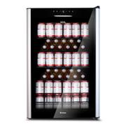 Geladeira/refrigerador 115 Litros 1 Porta Inox Porta de Vidro - Eos - 220v - Ece131