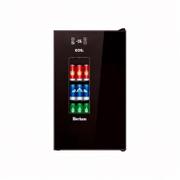 Geladeira/refrigerador 76 Litros 1 Porta Black Glass - Eos - 110v - Ece90