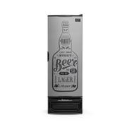 Geladeira/refrigerador 410 Litros 1 Portas Cinza Porta de Chapa - Gelopar - 110v - Grba-400gw