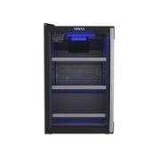 Geladeira/refrigerador 82 Litros 1 Porta Preto Blue Light Invertida - Venax - 220v - Expvqbl100