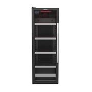 Geladeira/refrigerador 200 Litros 1 Porta Preto Color Light Porta Invertida - Venax - 110v