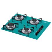 Cooktop 4 Bocas Chamalux Verde - Ultra Chama - Gás Bivolt Cooktop 4 Bocas Chamalux Verde - Ultra Chama - Gás Bivolt