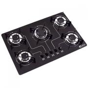 Cooktop 5 Bocas Clarice Preto - Mega Chama - Gás Bivolt - 80050003-u Cooktop 5 Bocas Clarice Preto - Mega Chama - Gás Bivolt - 80050003-u