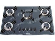 Cooktop 5 Bocas Safanelli Preto – Lines – Gás Bivolt – Fcl50