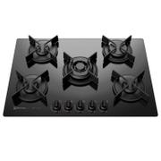 Cooktop 5 Bocas Electrolux Preto - Pro Series - Gás Bivolt - Gv75p Cooktop 5 Bocas Electrolux Preto - Pro Series - Gás Bivolt - Gv75p