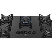 Cooktop 5 Bocas Fischer Preto - Fit Line Trempe Iron - Gás/elétrico Bivolt - 36325-102672