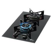 Cooktop 2 Bocas Fischer Preto - Fit Line - Gás Bivolt - 27185-60015