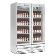 Geladeira/refrigerador 957 Litros 2 Portas Branco Porta de Vidro - Gelopar - 220v - Gcbc-950br