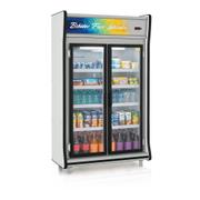 Geladeira/refrigerador 922 Litros 2 Portas Cinza - Gelopar - 110v - Gevp-2p