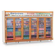 Geladeira/refrigerador 2642 Litros 6 Portas Laranja - Gelopar - 110v - Gevp-6p