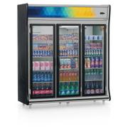 Geladeira/refrigerador 1352 Litros 3 Portas Preto - Gelopar - 220v - Gevt-3p