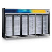 Geladeira/refrigerador 2642 Litros 6 Portas Cinza - Gelopar - 110v - Gevt-6p