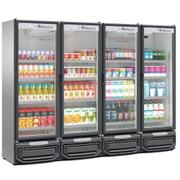Geladeira/refrigerador 1950 Litros 4 Portas Inox - Gelopar - 220v - Gcvr-1950ti