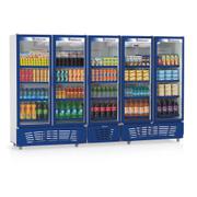 Geladeira/refrigerador 2492 Litros 5 Portas Azul - Gelopar - 110v - Grvc2500