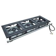 Fogão 3 Bocas Metalmaq Super Luxo Cinza