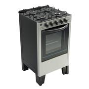 Fogão 4 Bocas Braslar Fenix Glass Inox Mesa em Vidro - Bivolt