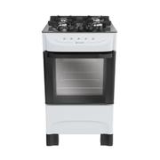 Fogão 4 Bocas Mueller Mfv4bb Branco Mesa em Vidro – Bivolt – 610000684