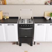 Fogão 4 Bocas Itatiaia Waves New Preto – Bivolt – 3700000376