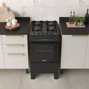 Fogão 4 Bocas Itatiaia Electra Glass New Preto Mesa em Vidro – Bivolt – 3700000364