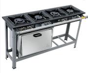 Fogão 4 Bocas Metalmaq Luxo Cinza - M12