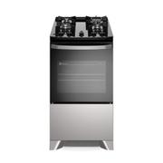 Fogão 4 Bocas Electrolux Efficient Com Perfectcook e Tc Cinza Mesa em Vidro - Bivolt - Fe4gg