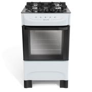 Fogão 4 Bocas Mueller Mfv4bb Branco Mesa em Vidro - Bivolt - 610000684