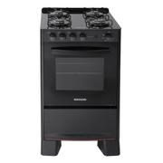 Fogão 4 Bocas Suggar Cook Glass Preto Mesa em Vidro – Bivolt – Fgvcg410pt