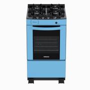 Fogão 4 Bocas Venax Delplus Vitreo Bl Azul Mesa em Vidro - Bivolt