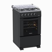 Fogão 4 Bocas Venax Gaudi Giii Preto – Bivolt