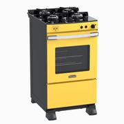 Fogão 4 Bocas Venax Gaudi Vetro Vitreo Amarelo Mesa em Vidro – 220v – 22166