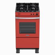 Fogão 4 Bocas Venax Gaudi Vetro Vitreo Vermelho Mesa em Vidro - 220v - 22173