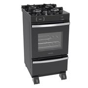 Fogão 4 Bocas Venax Maxi Vitreo Preto Mesa em Vidro – Bivolt – 21985