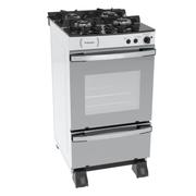 Fogão 4 Bocas Venax Palladio Vitreo Branco Mesa em Vidro – 220v – 22094