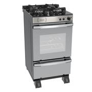 Fogão 4 Bocas Venax Palladio Vitreo Inox Mesa em Vidro – 110v – 22089