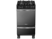 Fogão 4 Bocas Venax Palladio Vitreo Preto Mesa em Vidro - 220v - 22096