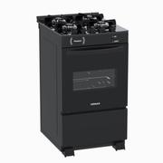 Fogão 4 Bocas Venax Picasso Vitreo Preto Mesa em Vidro – Bivolt – 21963