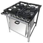 Fogão 4 Bocas Metalmaq S2020 P5 C/ Forno Inox - M14