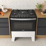 Fogão 5 Bocas Itatiaia Itaglass Plus Branco Mesa em Vidro - Bivolt - 3700000372