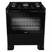 Fogão 5 Bocas Mueller Mfv5bf Preto Mesa em Vidro - Bivolt - 610001555