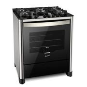 Fogão 5 Bocas Fischer Gran Cheff Tripla Chama Inox Mesa em Vidro - 220v - 26988-59781 Fogão 5 Bocas Fischer Gran Cheff Tripla Chama Inox Mesa em Vidro - 220v - 26988-59781