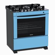 Fogão 5 Bocas Venax Delplus Vitreo Bl Azul Mesa em Vidro - Bivolt Fogão 5 Bocas Venax Delplus Vitreo Bl Azul Mesa em Vidro - Bivolt