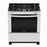 Fogão 5 Bocas Venax Delplus Vitreo Bl Branco Mesa em Vidro - Bivolt