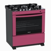 Fogão 5 Bocas Venax Delplus Vitreo Bl Rosa Mesa em Vidro - Bivolt Fogão 5 Bocas Venax Delplus Vitreo Bl Rosa Mesa em Vidro - Bivolt